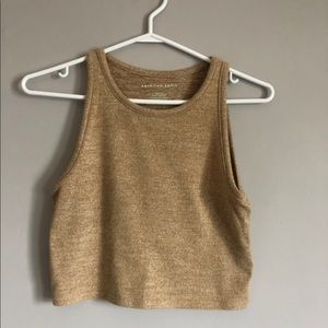 american eagle cropped halter top